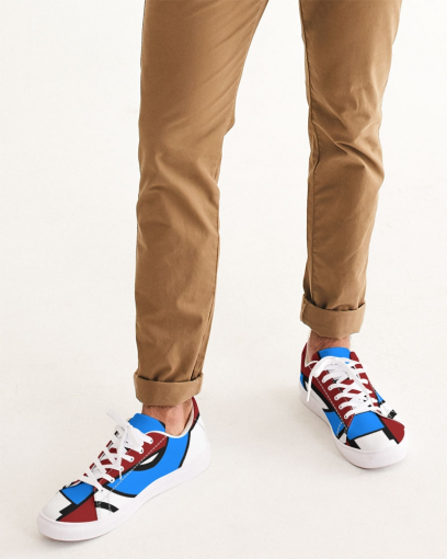 Men's Faux-Leather Sneaker
