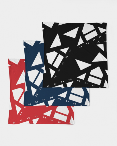 Bandana Set (Brigade Black, Military Blue, and Royal Red)